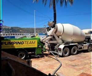 On-site concrete pumping
