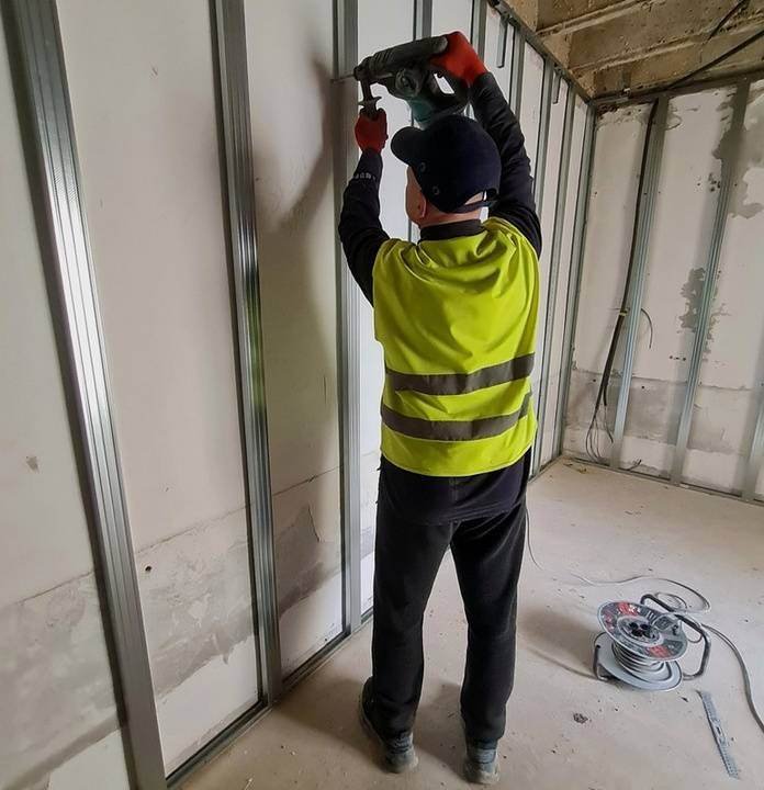 Specialist working on site