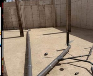 Preparation of buried networks
