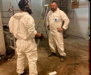 Work with personal protective equipment