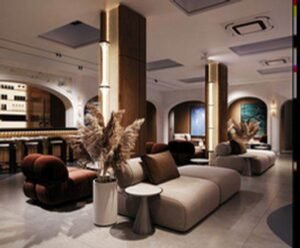 Lounge and bar area